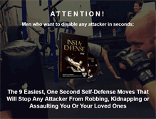 Tablet Screenshot of instaselfdefense.com